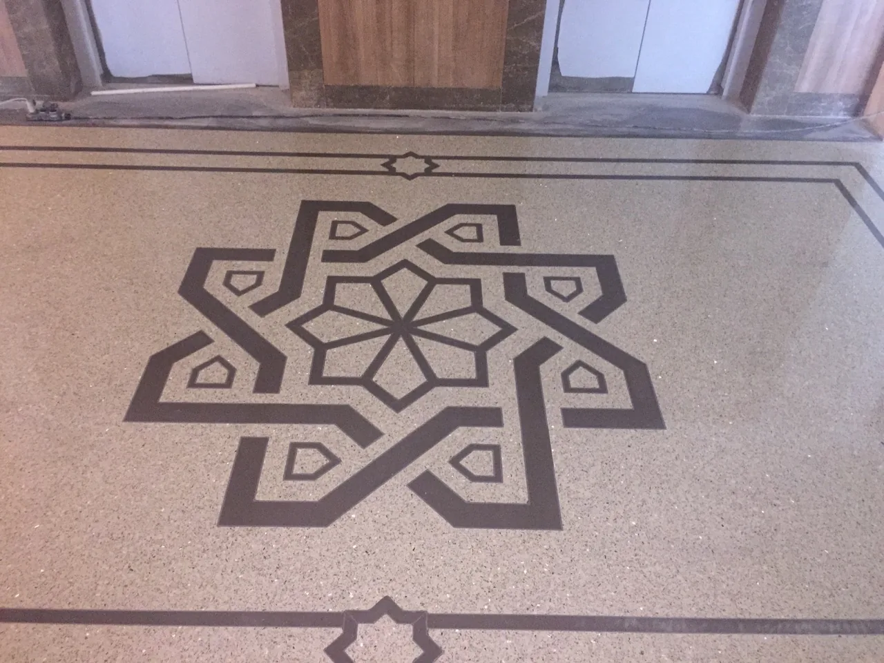 Kamu binası epoksi terrazzo: Bursa hizmet binası
